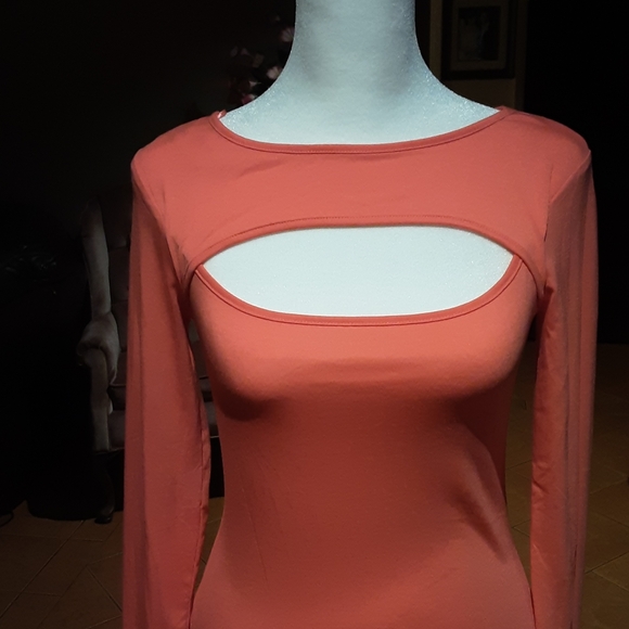 NINE WEST Pink top Spandex - Picture 2 of 5